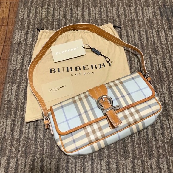 Burberry Handbags - Authentic Burberry Nova Check Flap Shoulder Bag